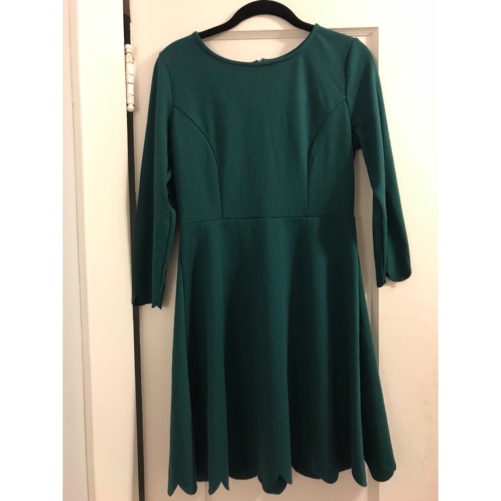 Hunter green dress